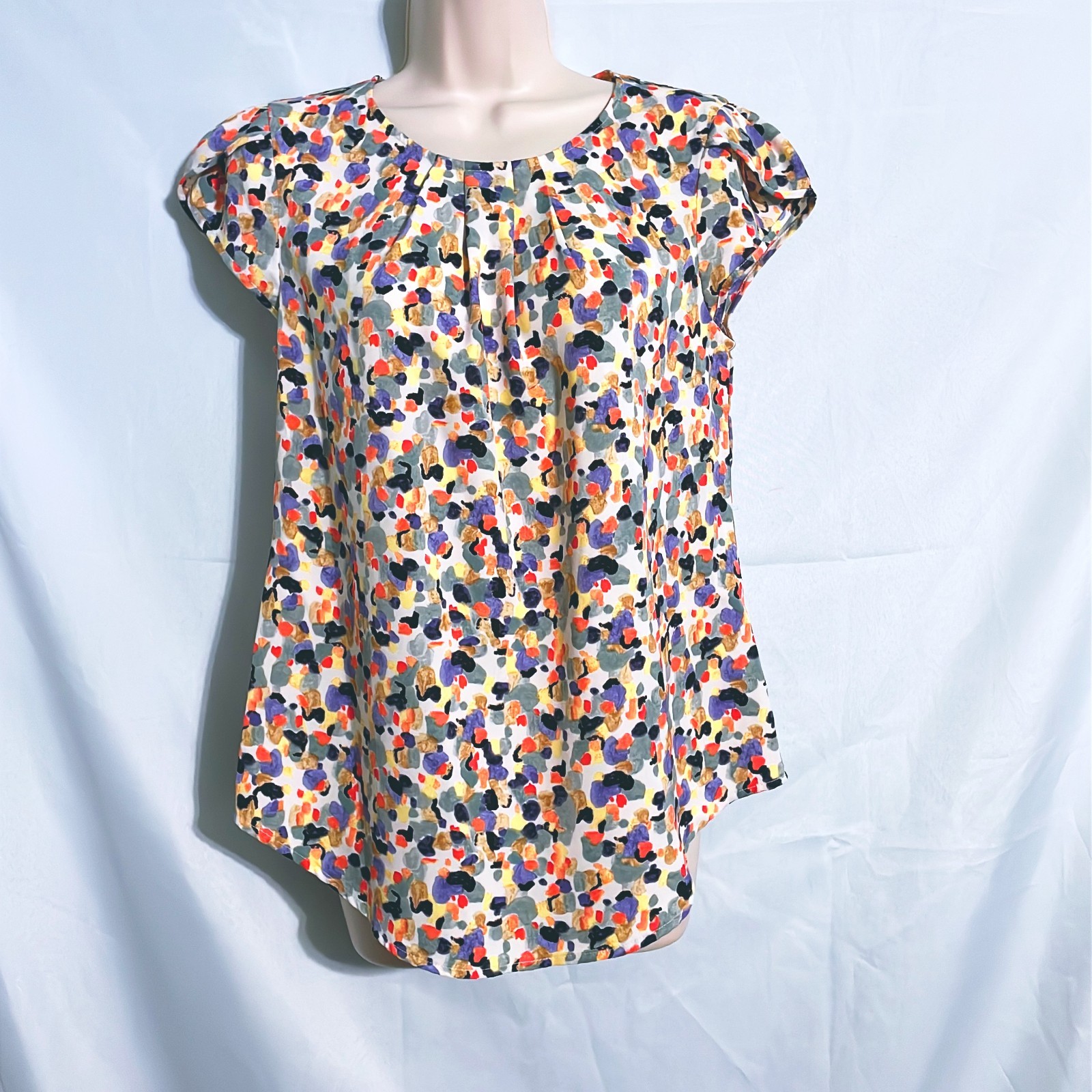 Cute Colorful Spotted Top Size S