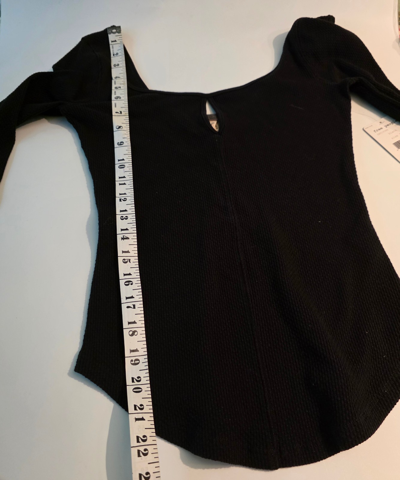Free People We the Free Mod Stripe Womens XS Waffle Knit Top NEW WITH TAGS
