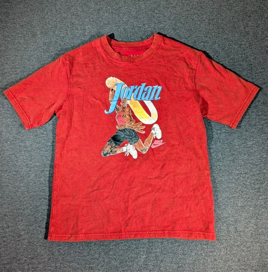 Nike Air Jordan Graphic T-Shirt, Womens XS Red – Michael Short Sleeve Tee NWOT