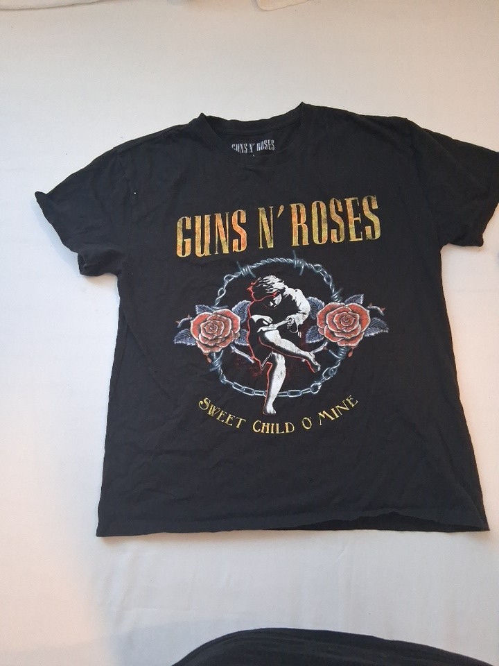 Guns N’ Roses Music Concert Band Sweet Child O’ Mine Graphic T-Shirt | Size L |