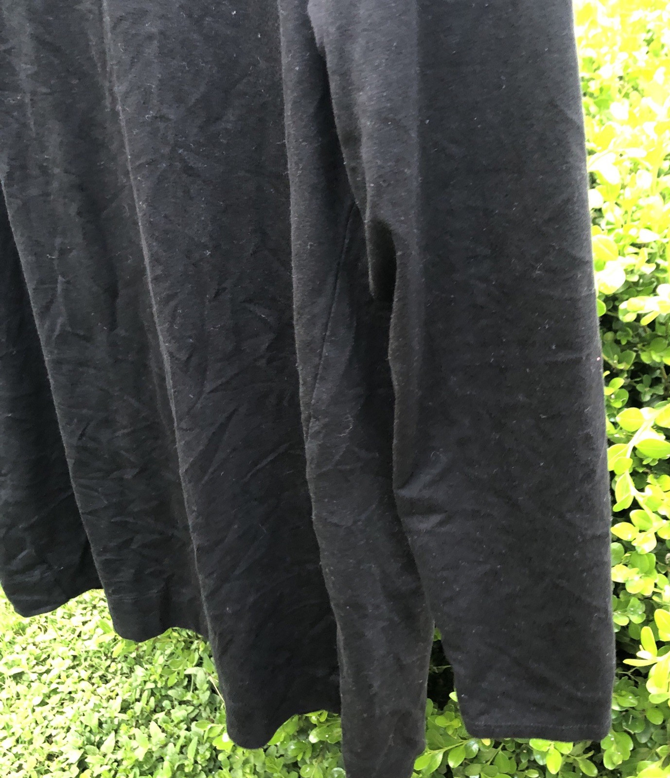 J. Jill Luxe Supima Turtleneck Tunic Top Wms M Black Cotton Modal Rayon Spandex
