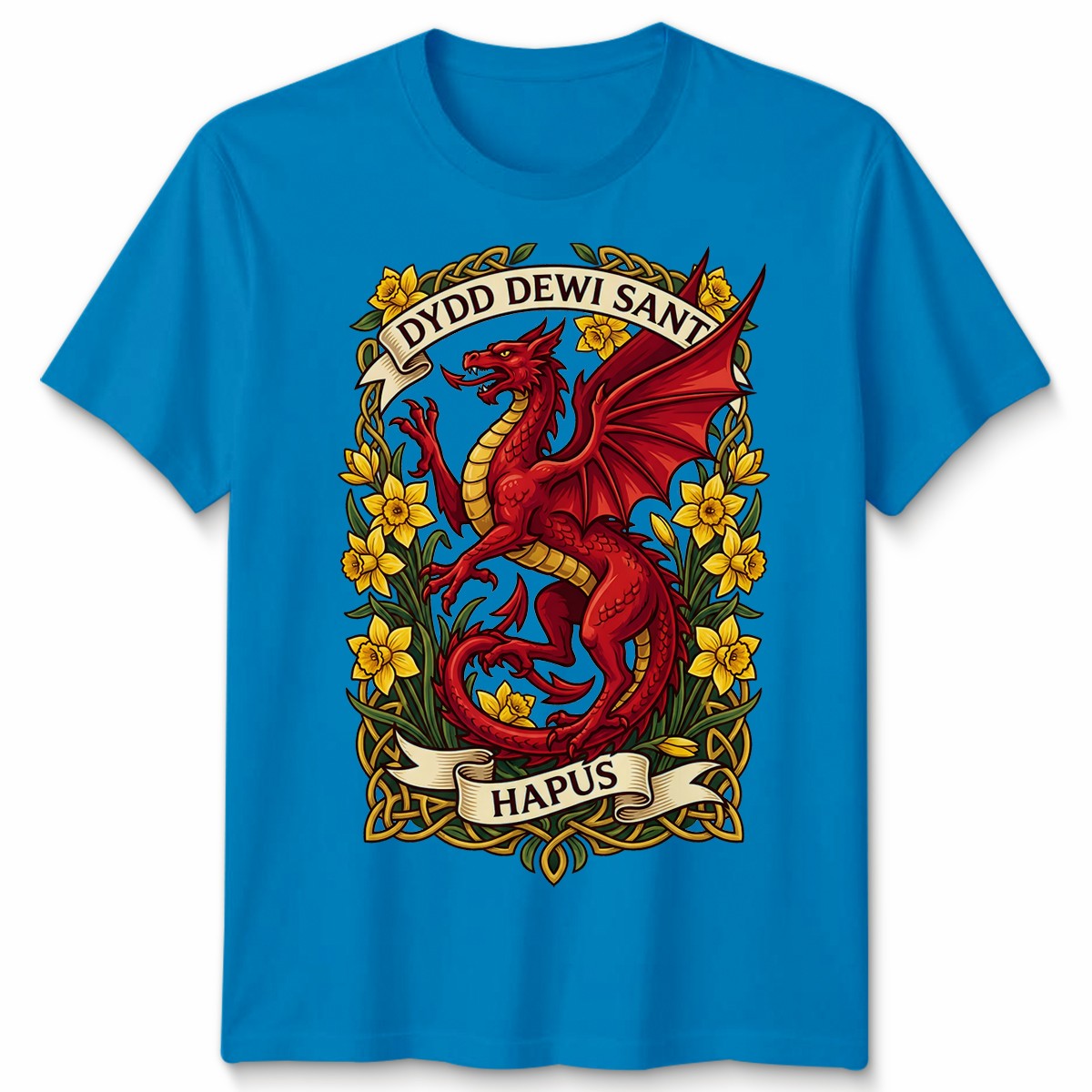 Dydd Dewi Sant Welsh St Davids Day Celebration T Shirt
