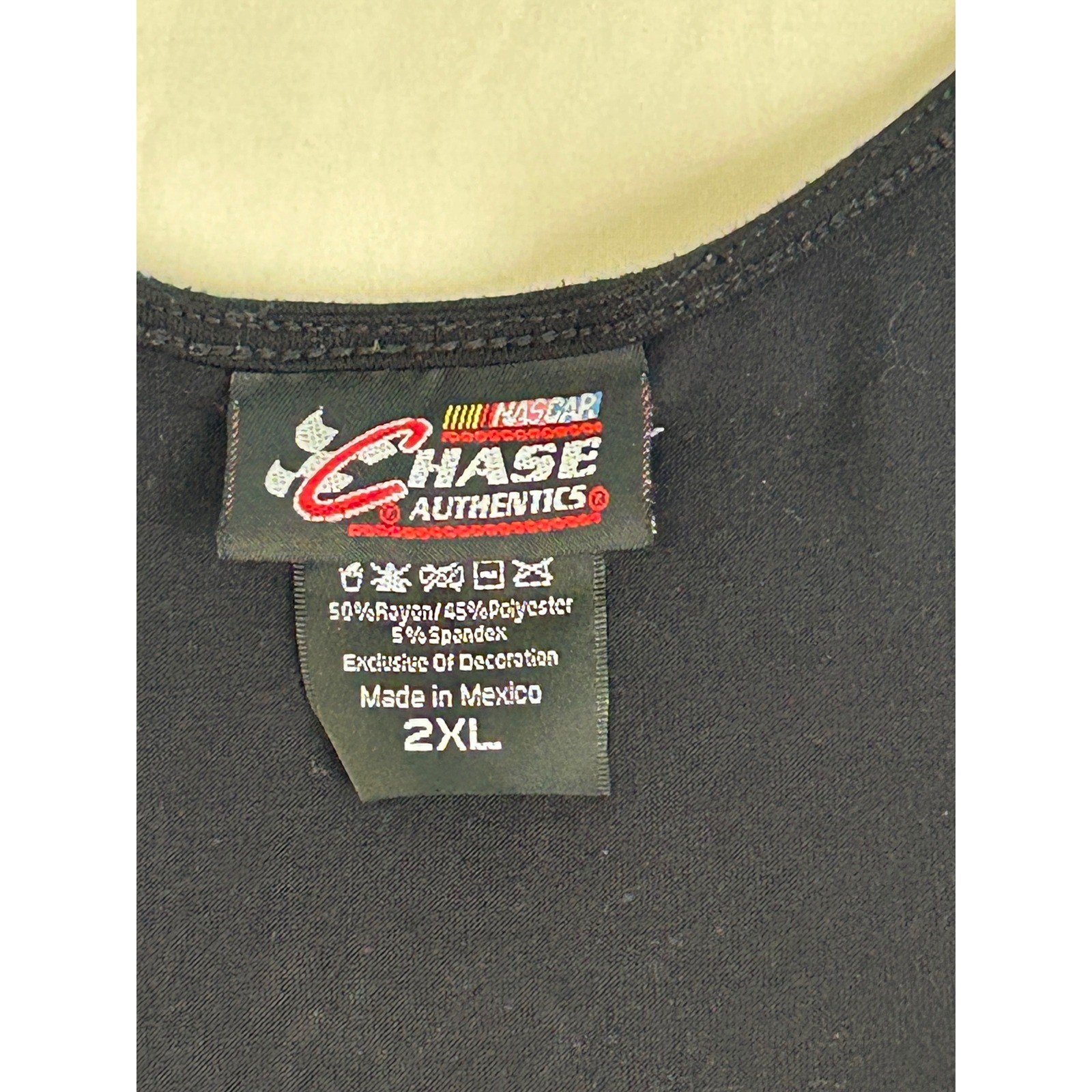 Chase Authentics NASCAR Jeff Gordon 24 Tank Top Black Red Racerback Womens 2XL