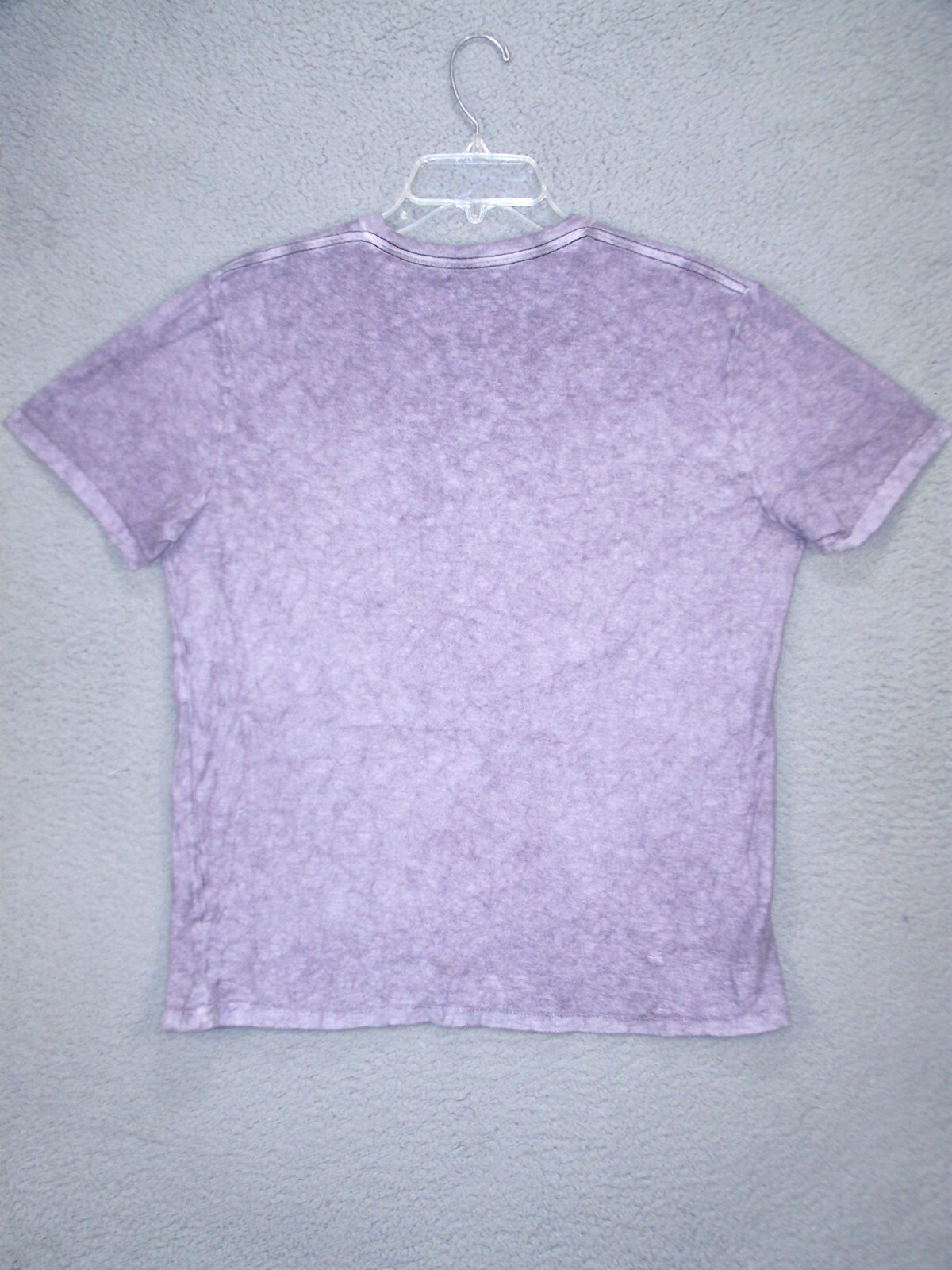 DKNY Shirt Womens Small Purple Tie Died Retro Vintage Look Active Casual Ladies