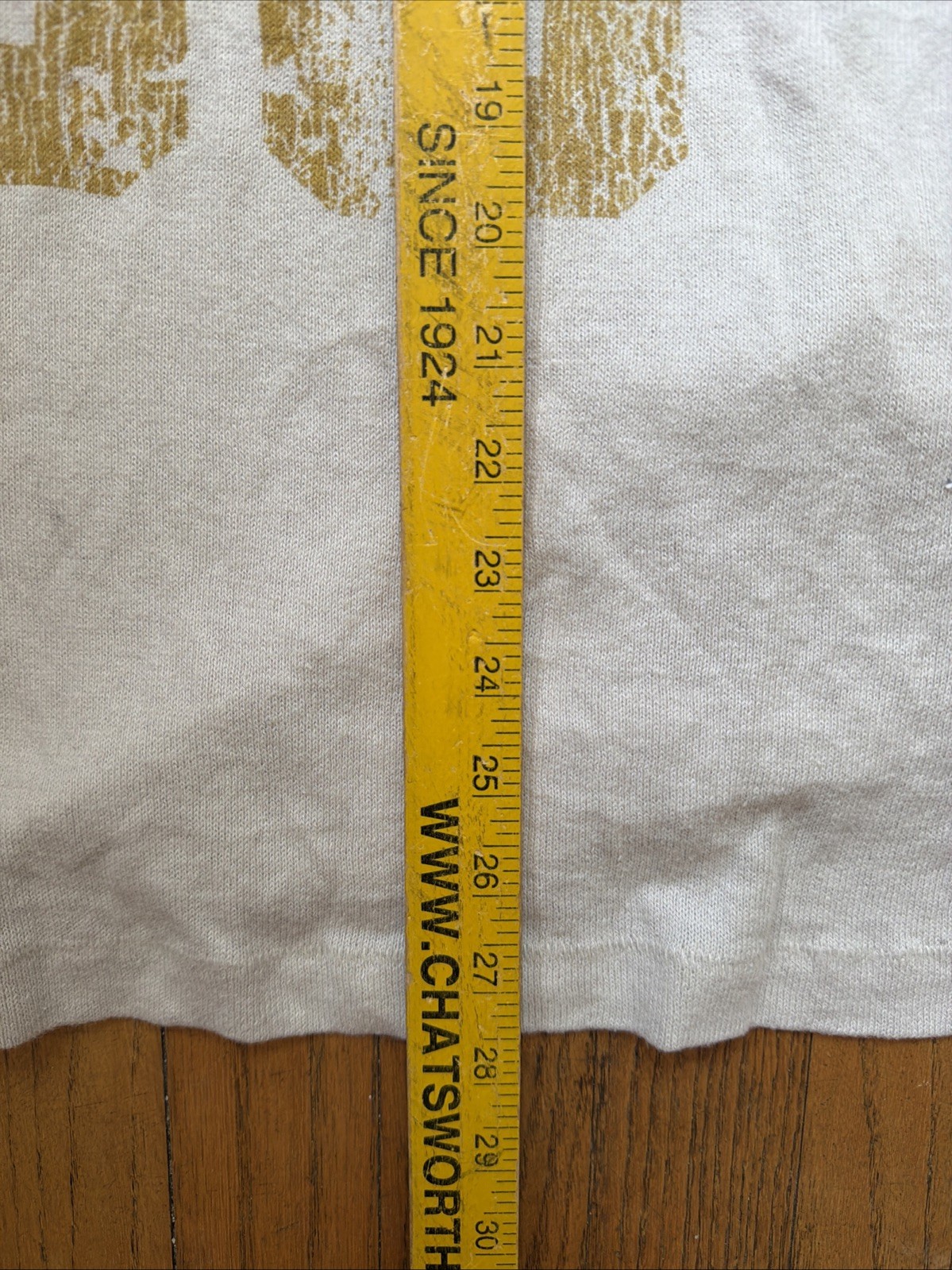 We The Free People M Contrast Sleeves Tee Kint Sequin Los Angeles 86 Jersey Top