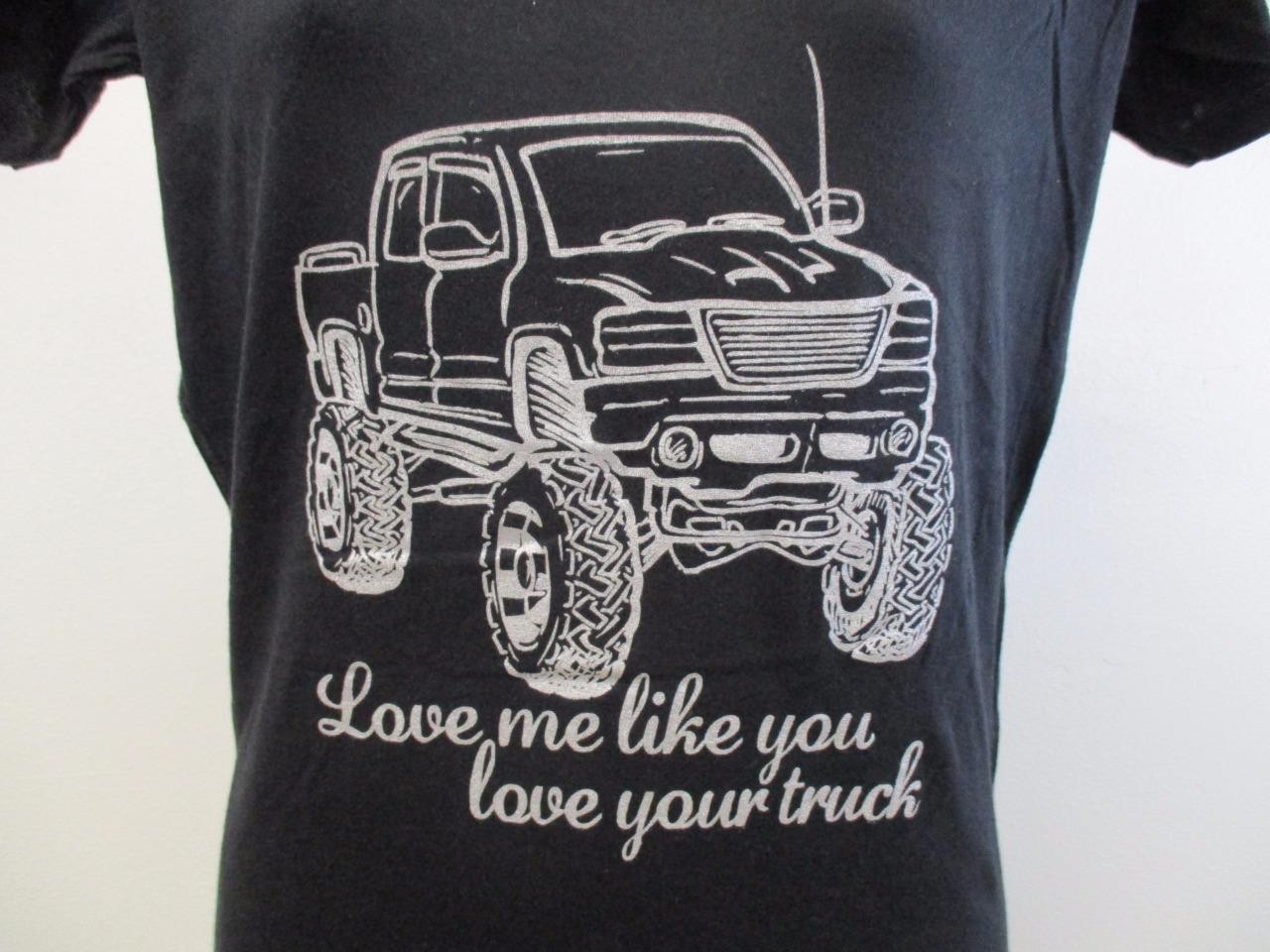 New Southern Charm “Truck” Womens Size S Small Black Shirt