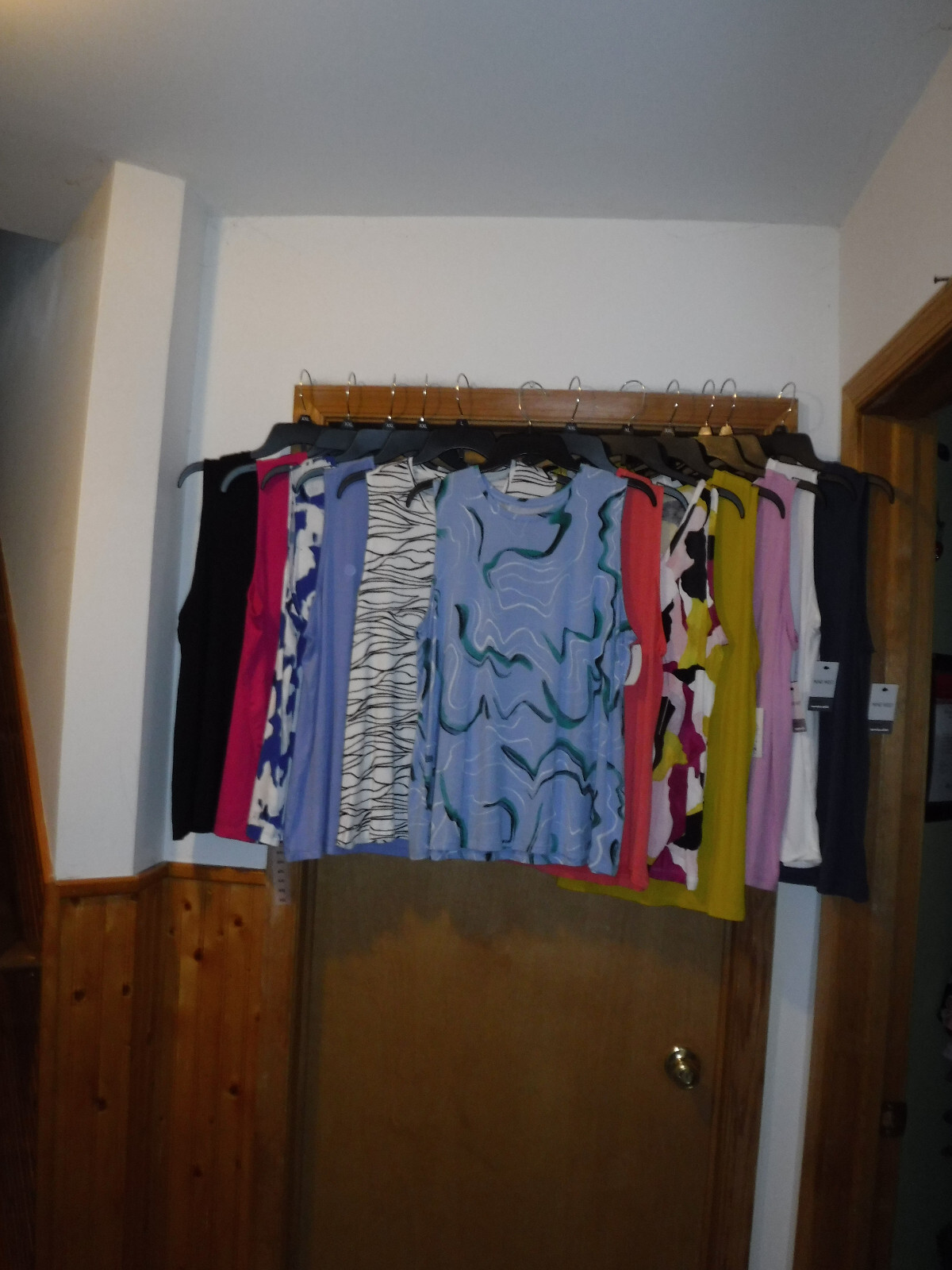 Sleeveless Tank Tops ,XXL,XL,L, Nine West,Multi Color & Solid, 95% rayon % spand