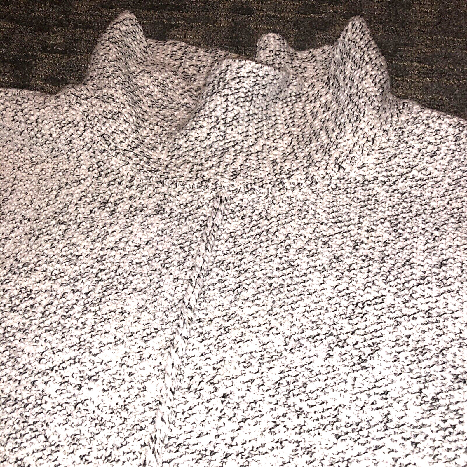 Habitat marled Cotton Blend Sweater Top Sz L Bin-U