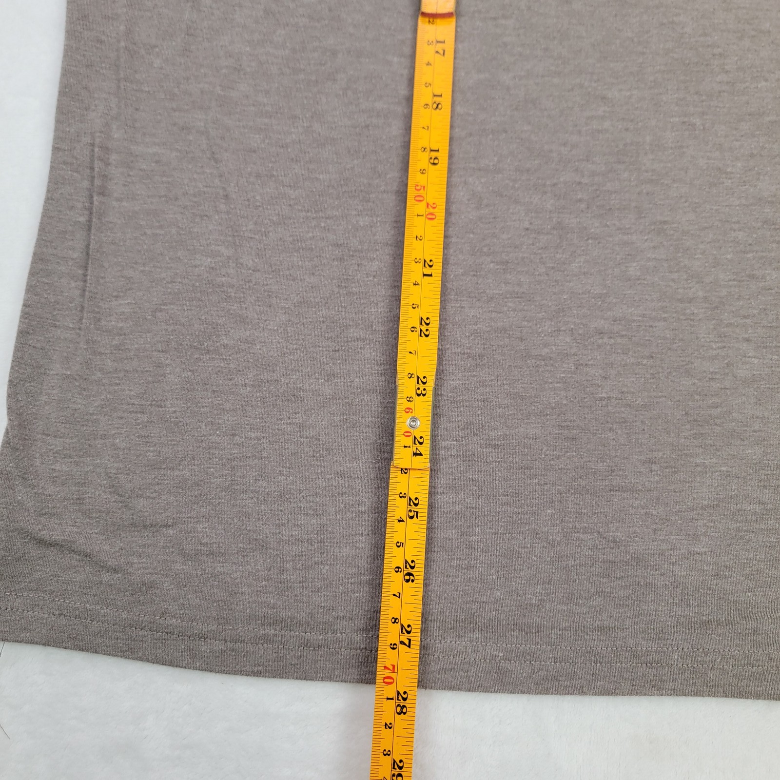 Unbranded Women’s Gray Boxy Cropped Crew Neck Short Sleeve T-Shirt Size Large
