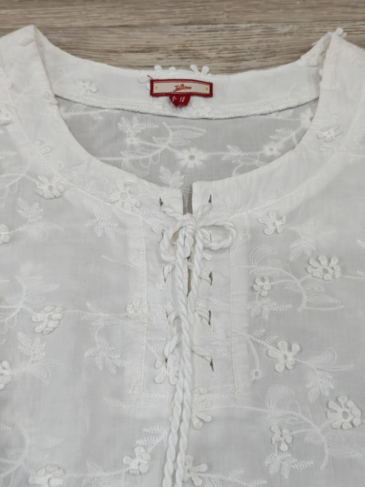 Joe Browns White Lush Lace Top Size UK 10