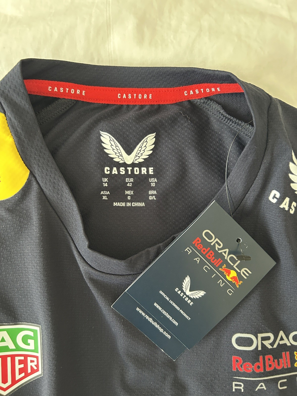 Red Bull F1 Womens Ladies T Shirt Size 14 RRP £65