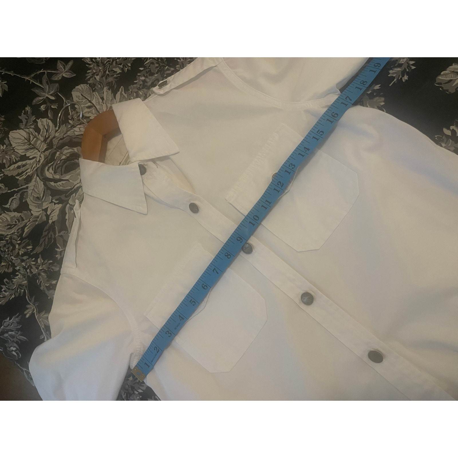 CURRENT ELLIOTT $198 The Perfect Shirt (Shacket) in Sugar White Size 0