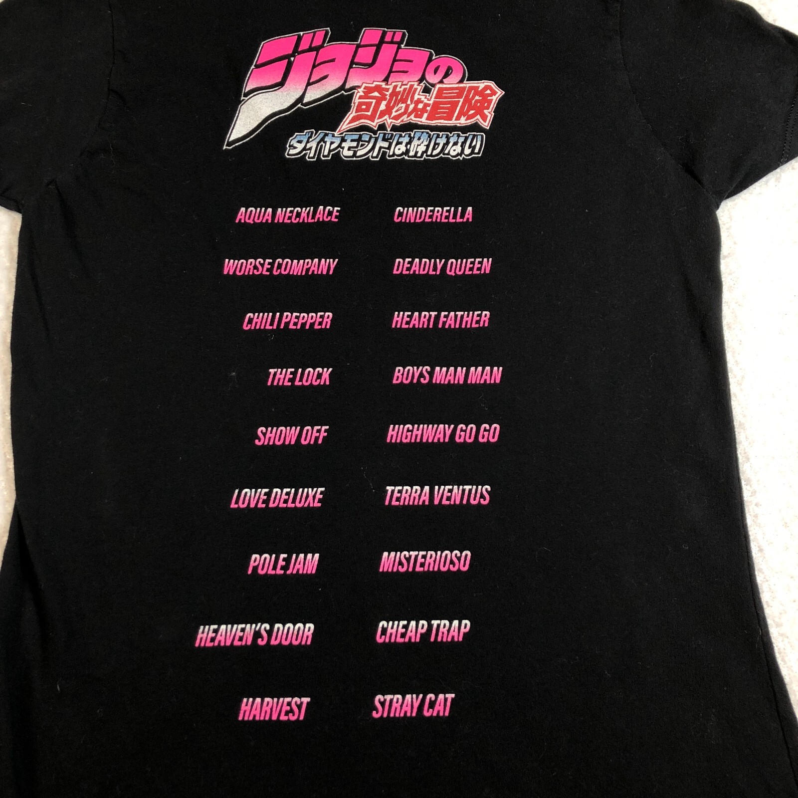 Jojos Bizarre Adventure Diamond is Unbreakable Womens T-Shirt Sz M Anime Manga