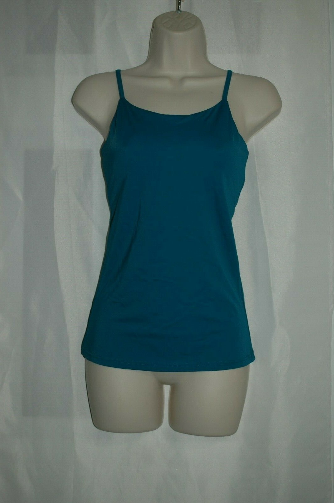 Beautiful Balera SA Turquoise Spaghetti Strap Tank Top RN 64830. New Size 8
