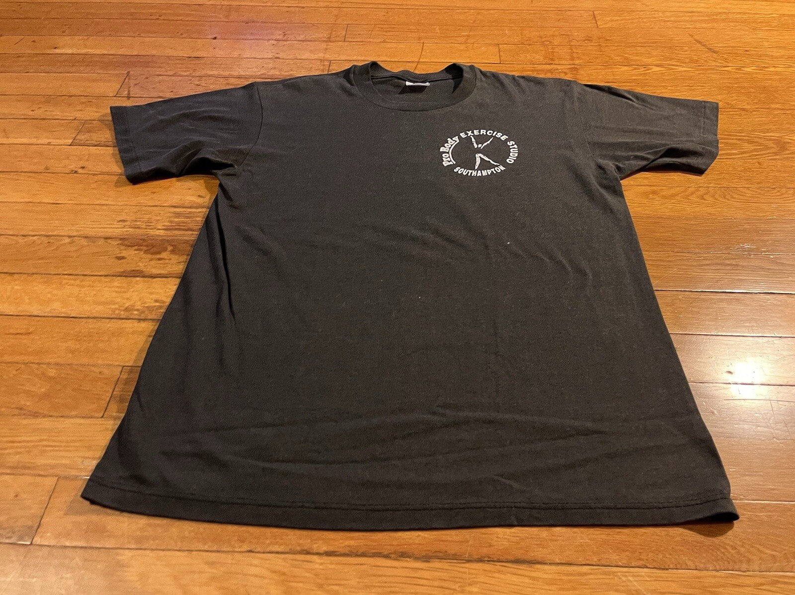 VINTAGE Pro Body Exercise Studio Southhampton Shirt Women’s Large Grey