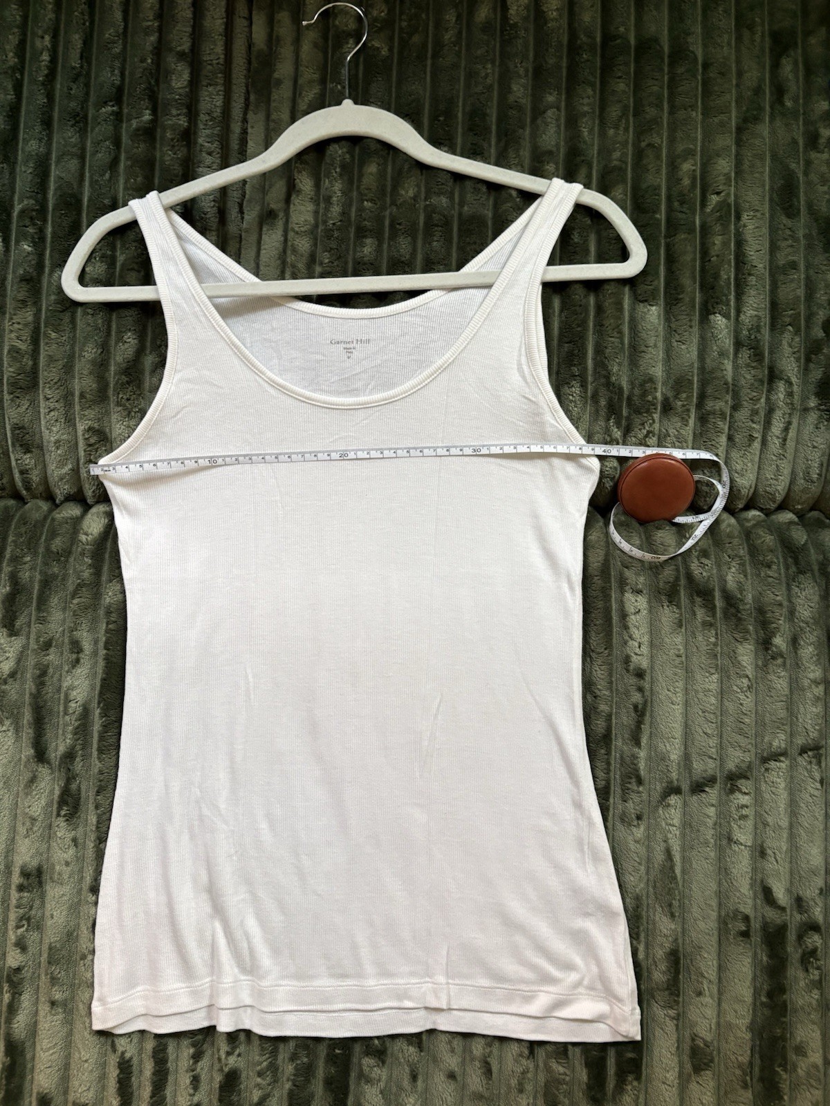 Garnet Hill white cami tank basic essential top