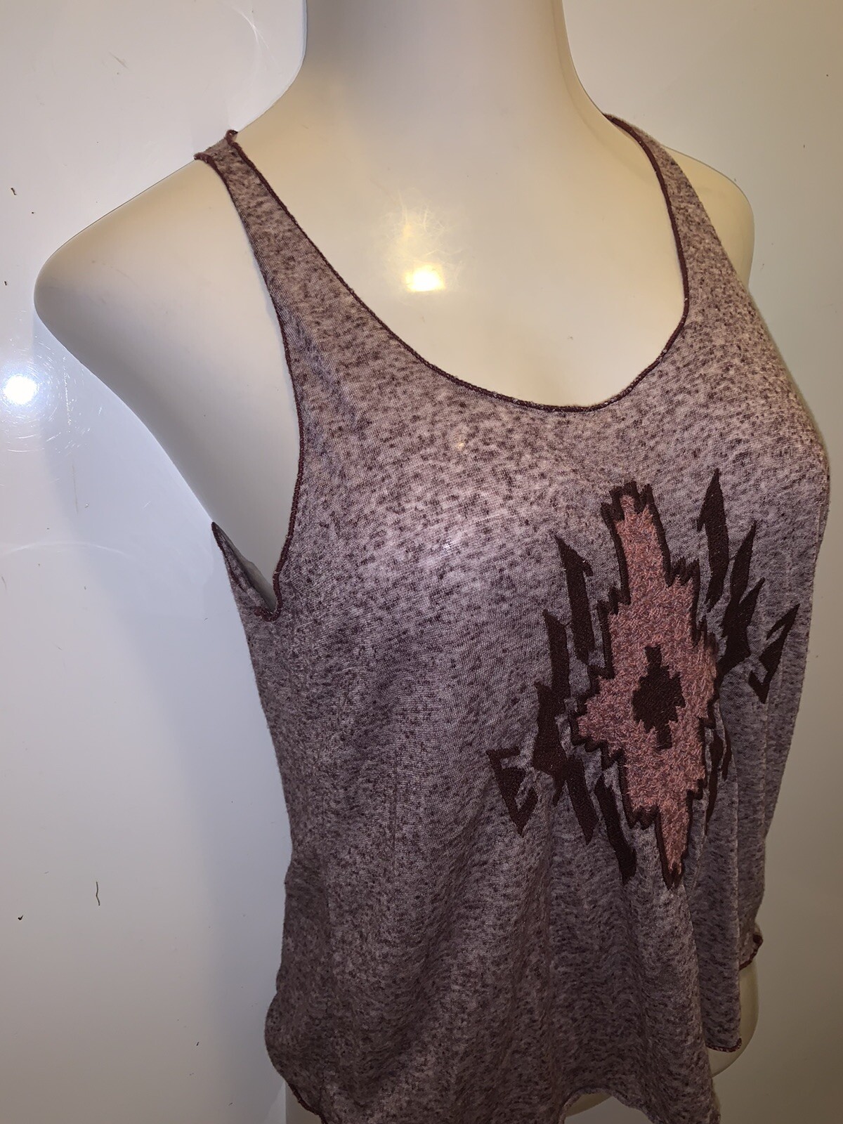 Reddish BRANDY MELVILLE Sleeveless Tank Top Blouse ~ One Size S M L