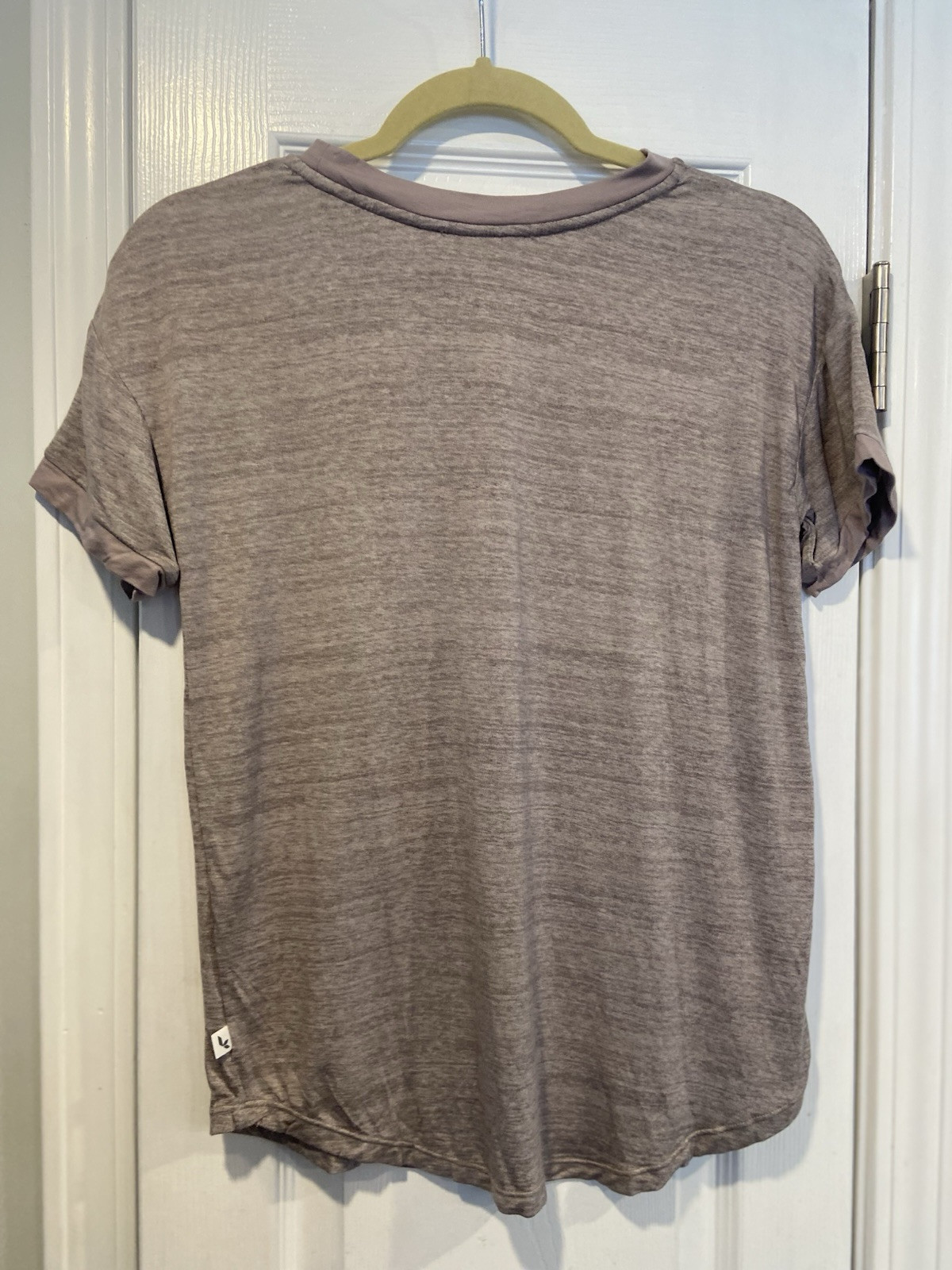 UGG Koolaburra Size XSP Mauve Heather Soft Sleeve Crew Neck Stretchy Tee Shirt