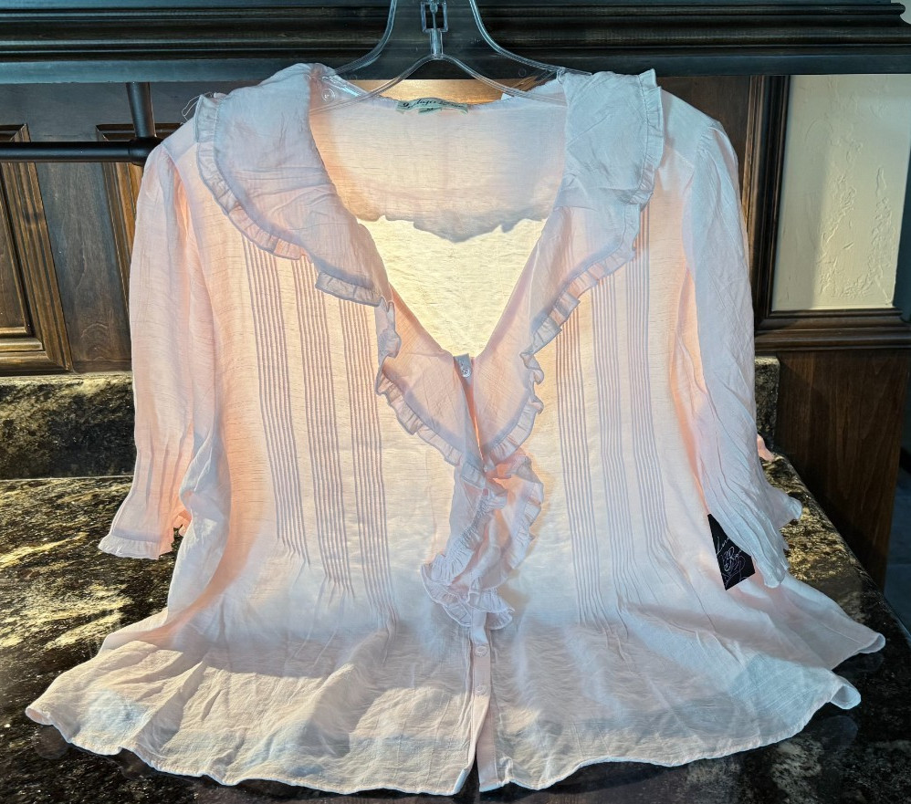 Indigo Rose Pick Blouse – Medium