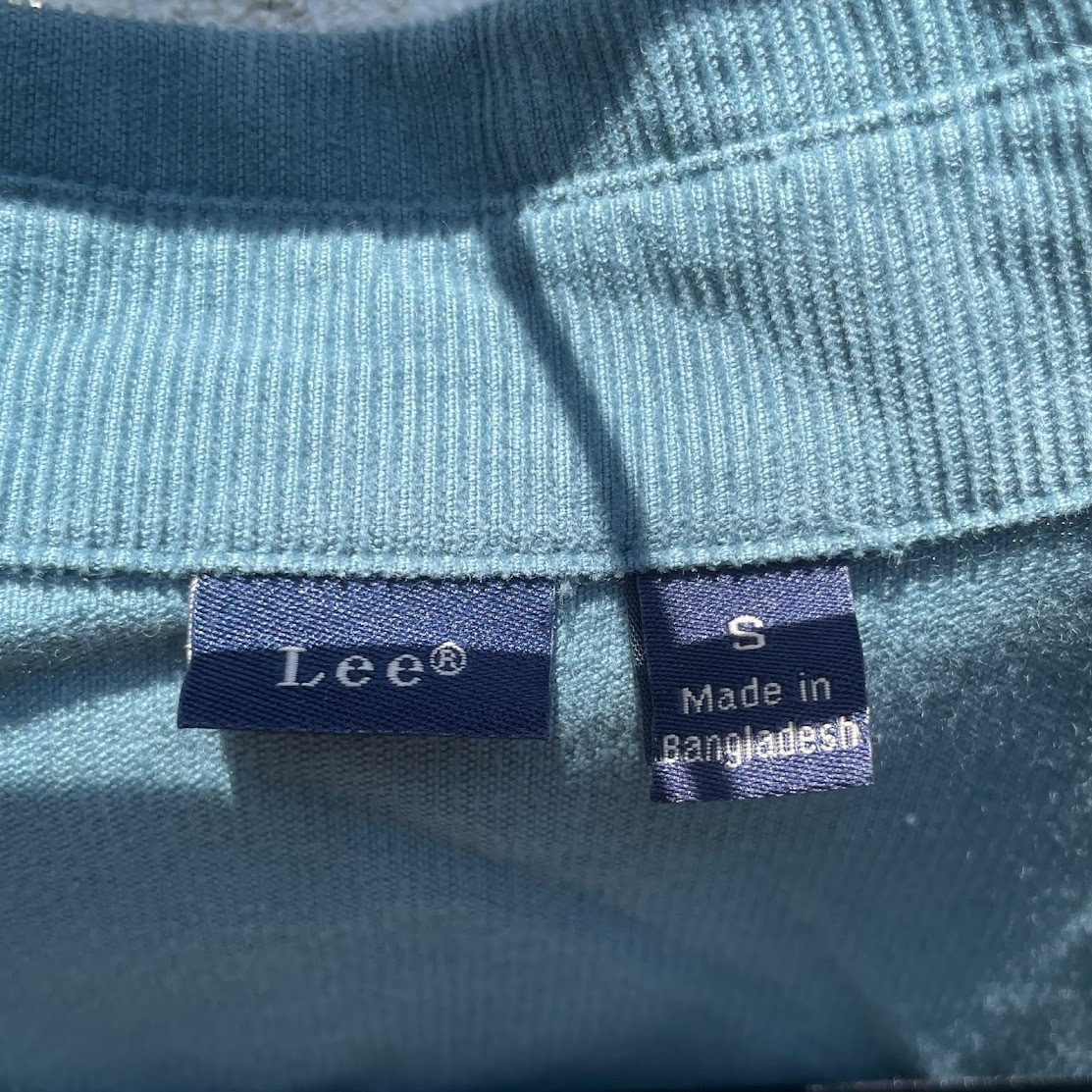 Lee Workwear Corduroy Chore Jacket Women’s Small Blue Green Cotton Overshirt