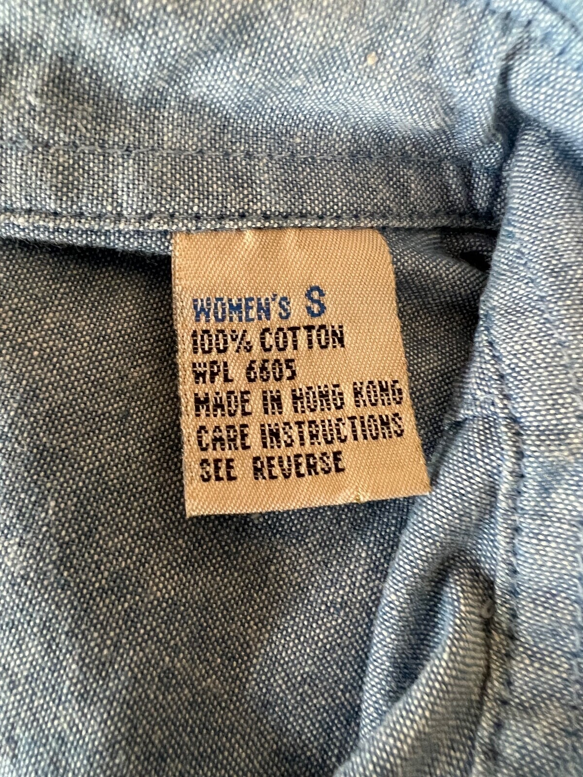 NWT Dunbrooke Upstream Women’s Sz.S Blue Denim Long Sleeve Button Down Shirt