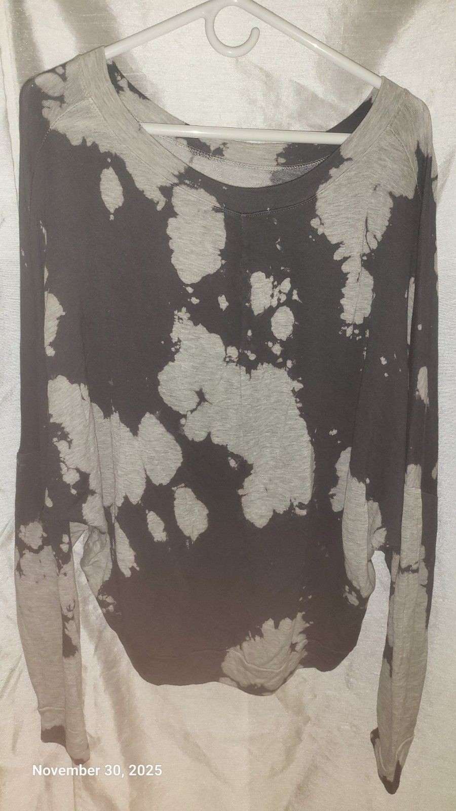 Enti Glamour Women’s LS Blouse TIe Die Style SZ XL EUC USA Seller