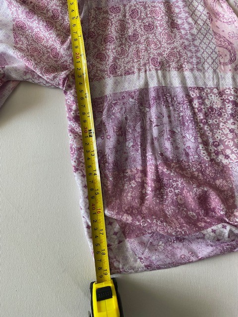 Just Polly tie-front kimono/blouse (Size Small)