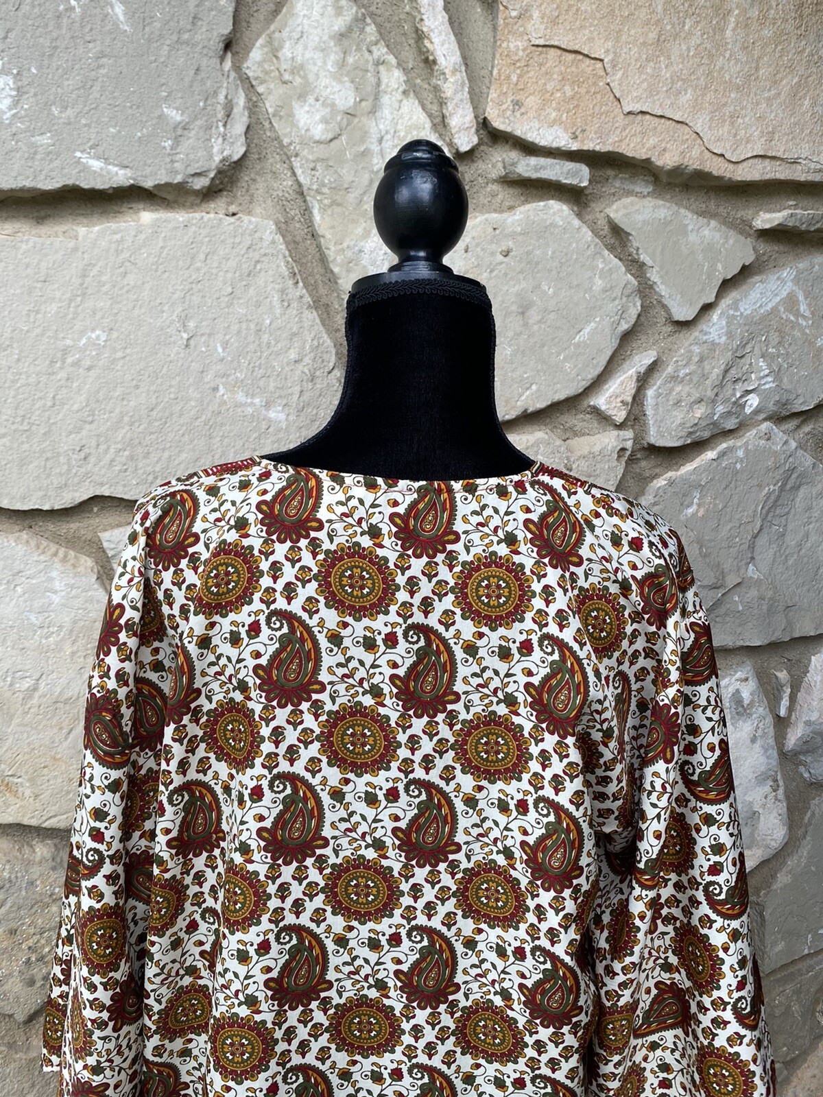 SANTE Tunic One Size Short Kaftan Kimono Multicolor S M L XL Excellent Condition