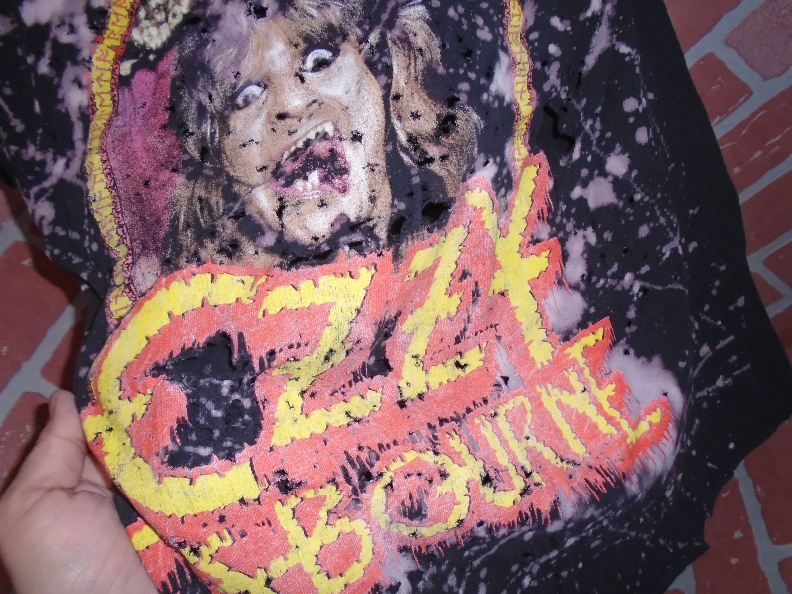 OZZY OSBOURNE WOMANS CUT STYLE TSHIRT-SEE PICTURES FIRST