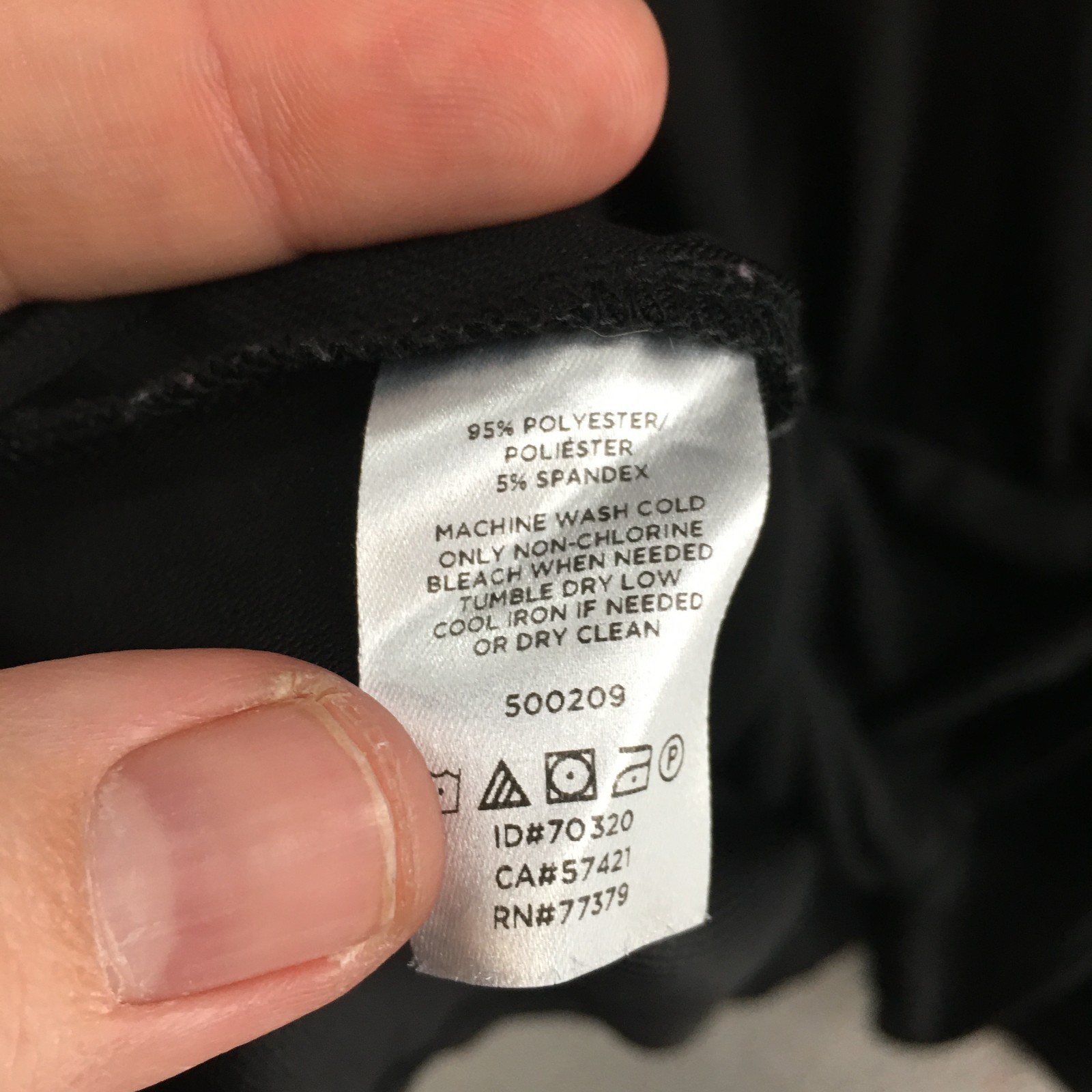 Ann Taylor Top Women M Twist Front Long Sleeve Stretch Blouse Knot Detail Black