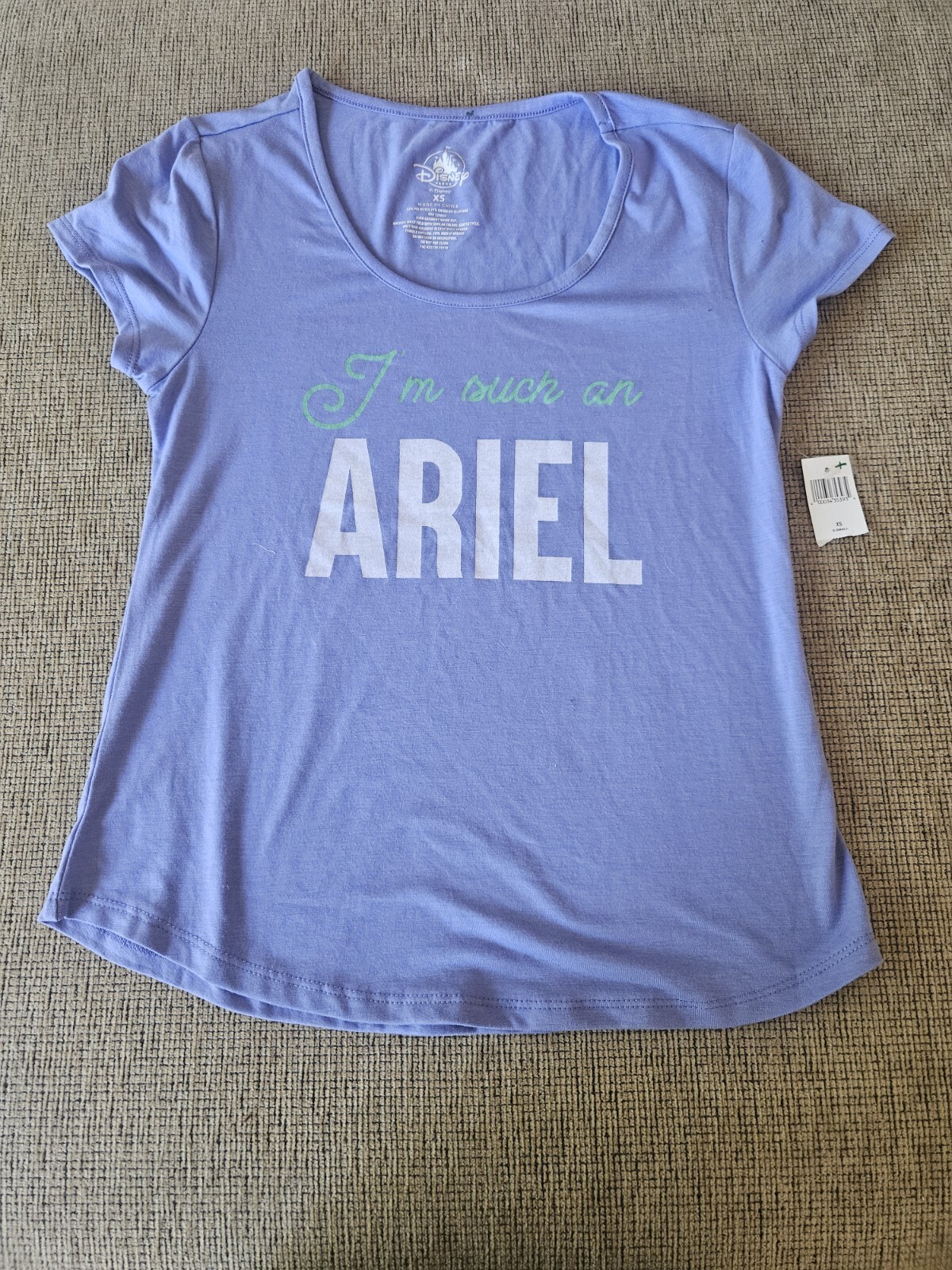 Disney I’m Such An Ariel Women’s Size XS Extra Small Tee Shirt NWT New