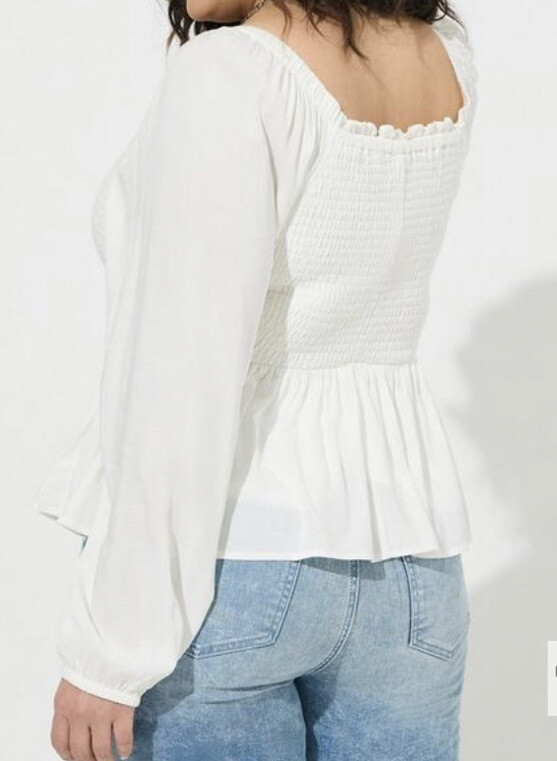 TORRID BLOUSE LONG SLEEVE BODICE BLOUSE SHIRT TOP 6 6X 6XL 30 NEW