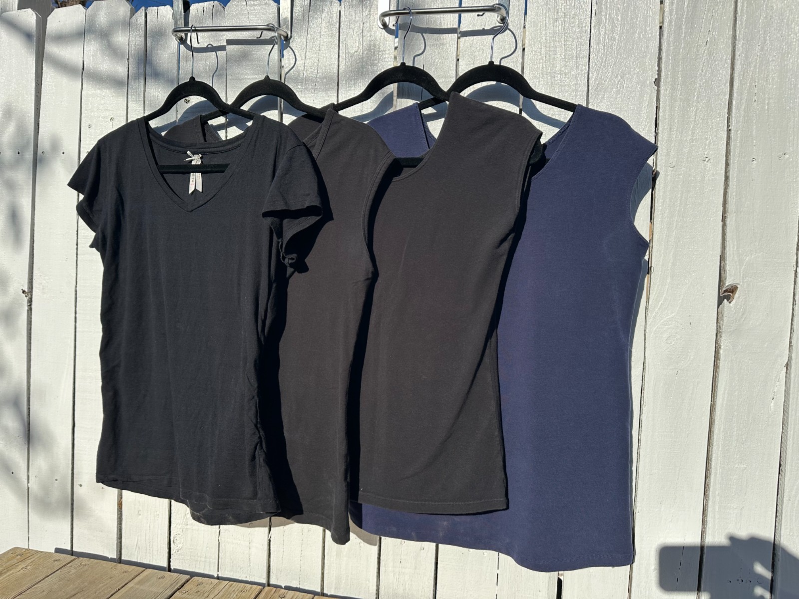 Fitted T-Shirts Sleeveless Extra Slim ModBod*SHADE*modbe Lot of 4