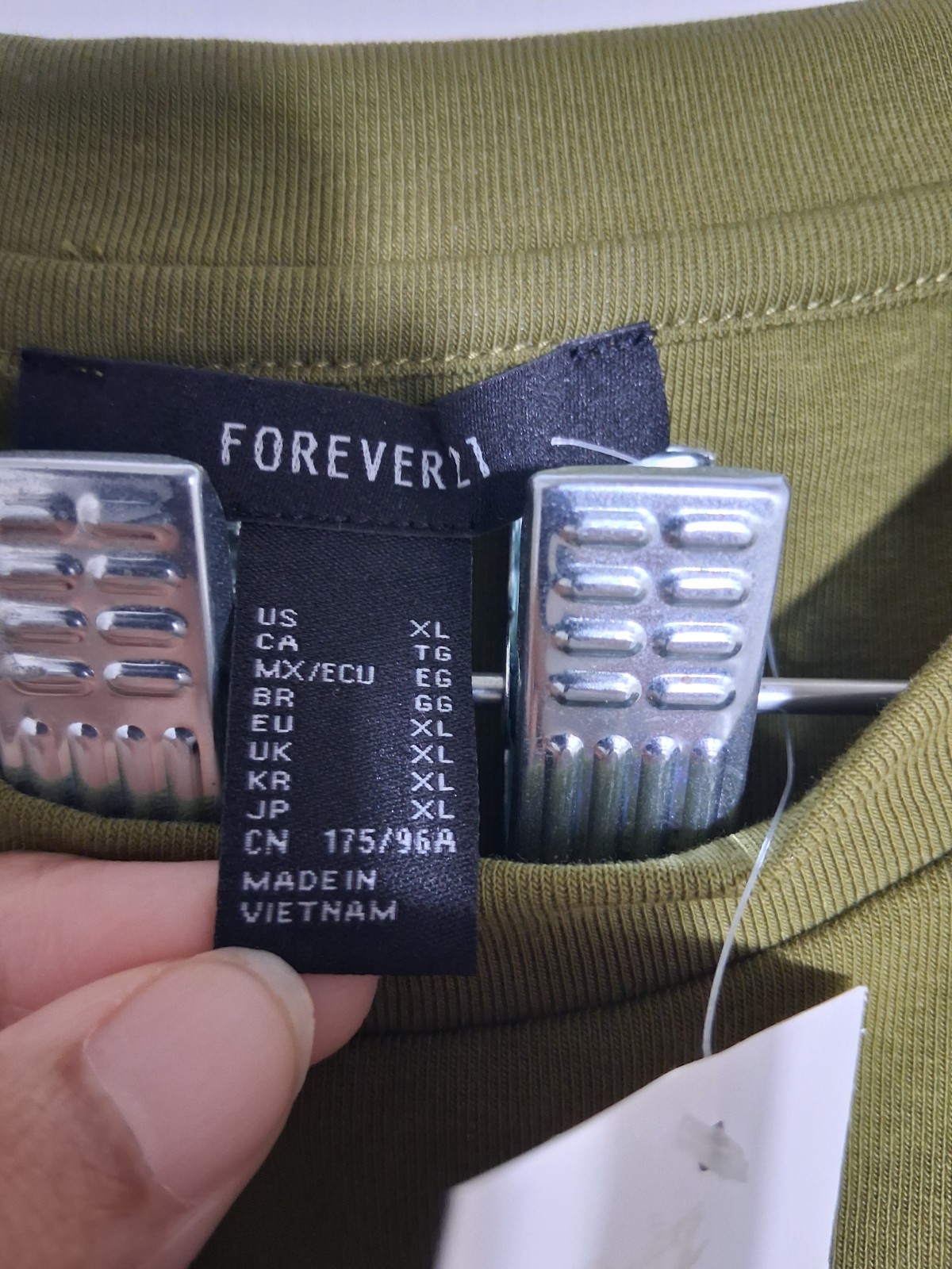 Forever 21 Olive Green Crop Top
