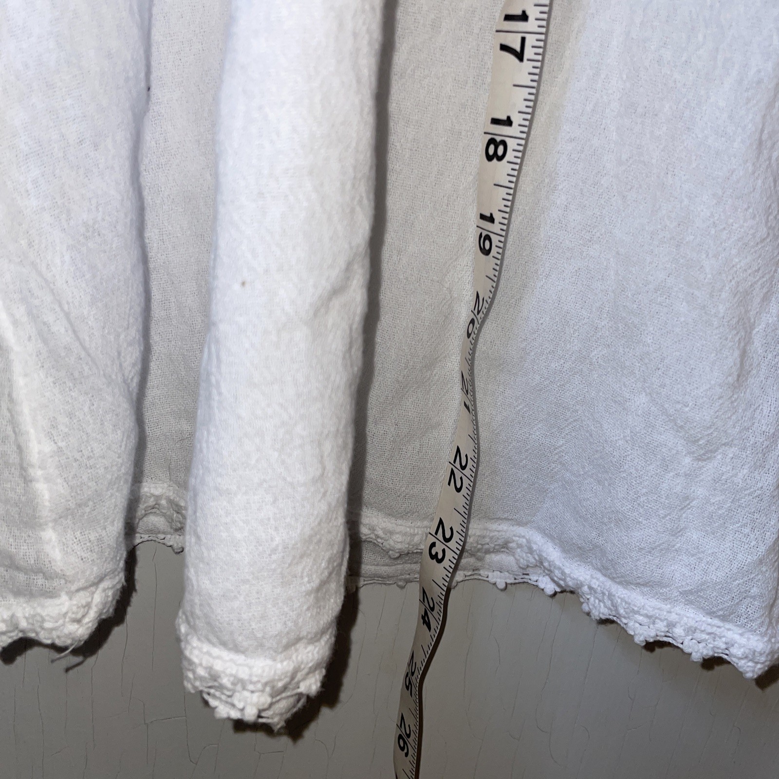 Cotton Boho White Halter Top Sz S Capsule Wardrobe Minimalistic