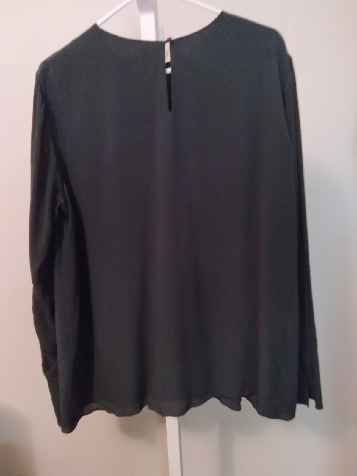 MM. Lafleur Silk Blouse Dark Green Preppy Old Money Coquette