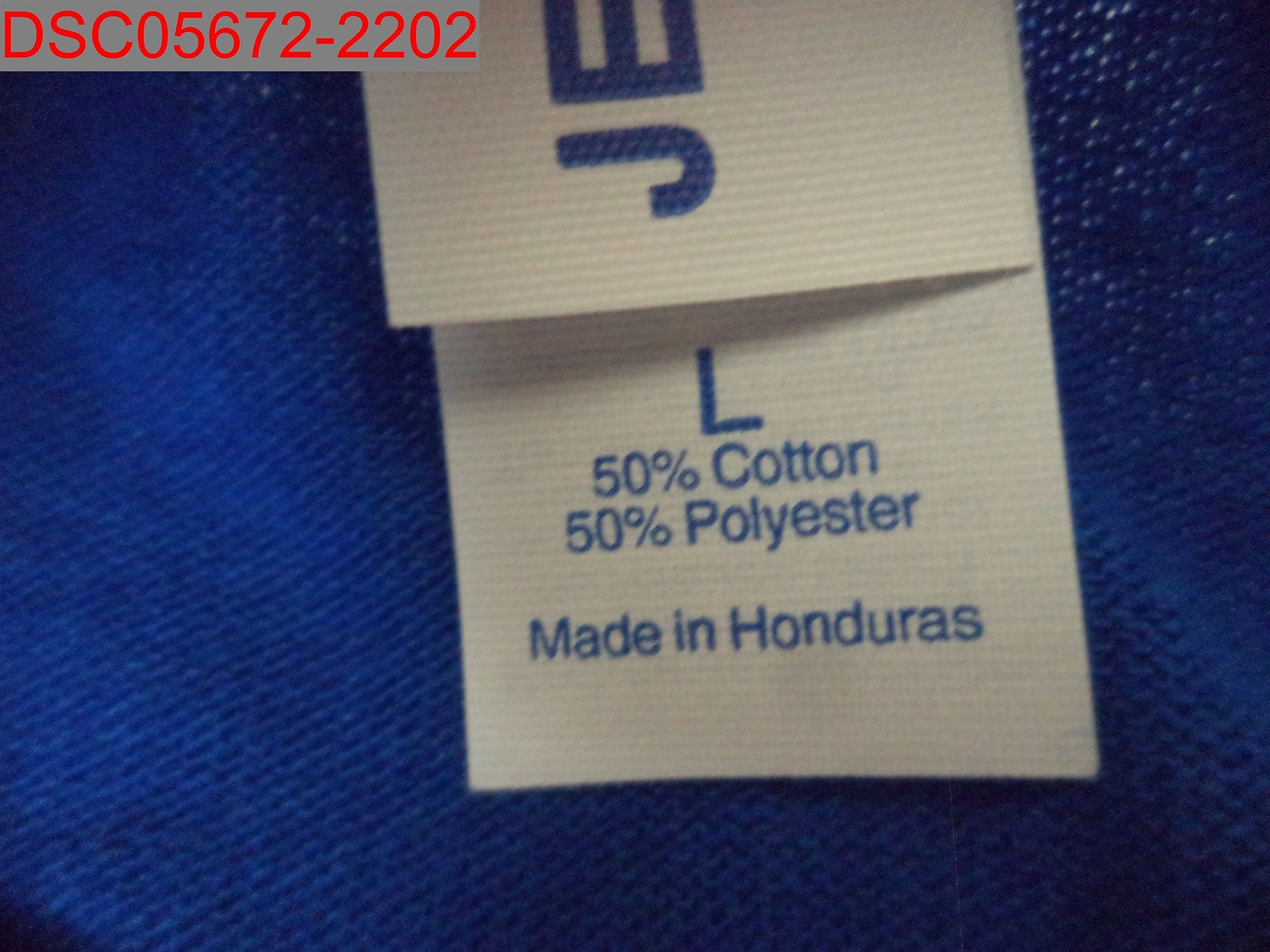 NWOT – Stain, Jerzees Unisex Adult Royal Blue Dri- Power 50/50 T-Shirt, Size L