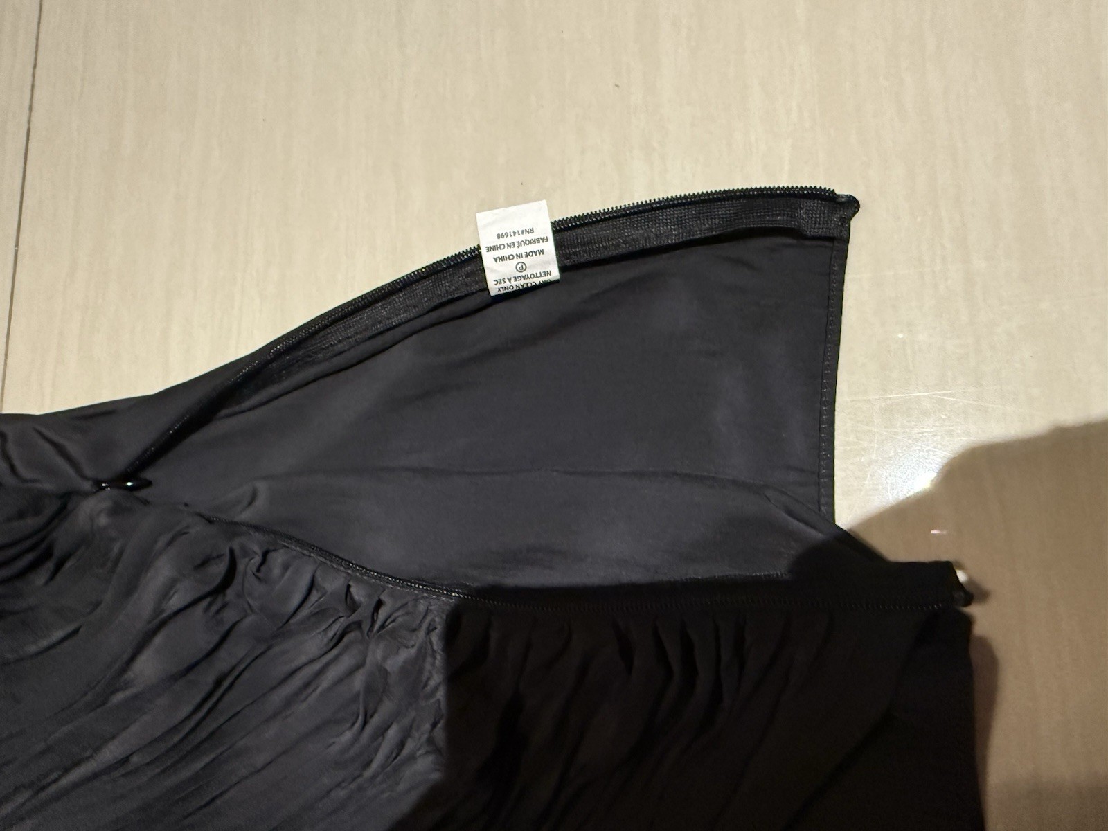 Ramy Brook Angie Pleated Top, Black, Size Small