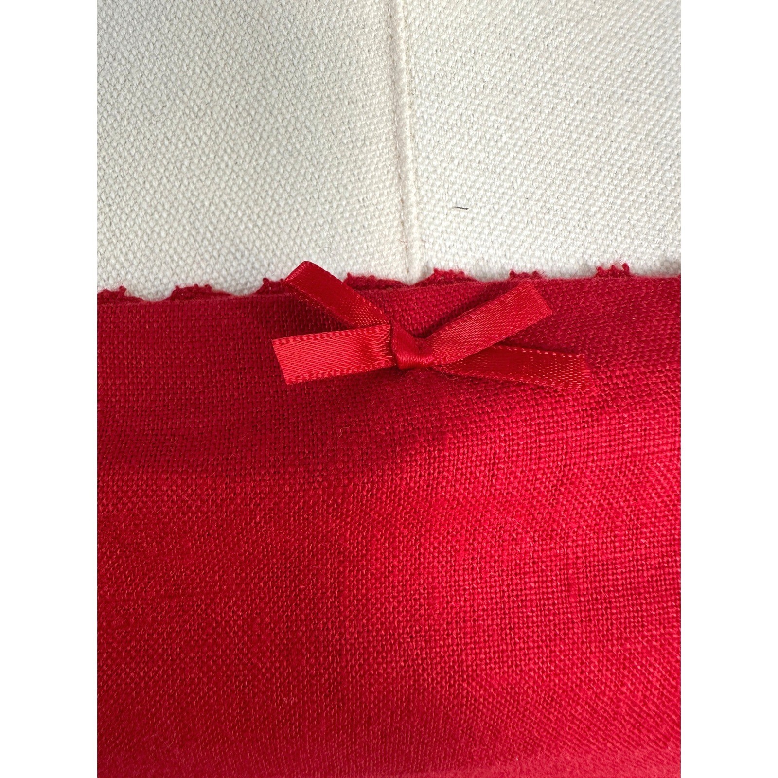 Reformation Marella Linen Top Lipstick Red Balloon Sleeve 2