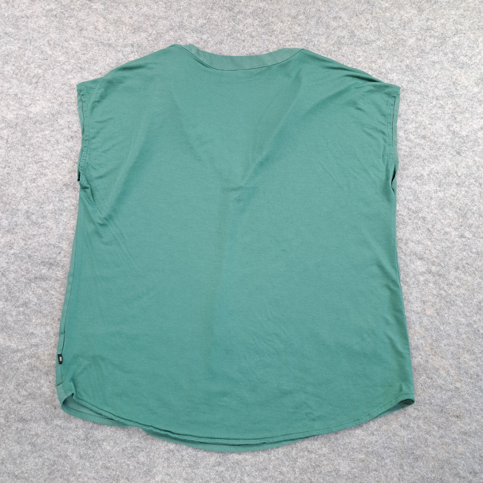 Banana Republic Shirt Womens Small Green Dolman Sleeveless Top V Neck