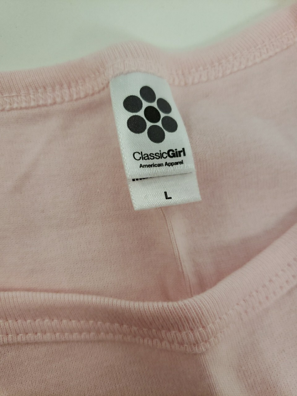 Classic Girl American Apparel Women’s Pink Tank-L- New