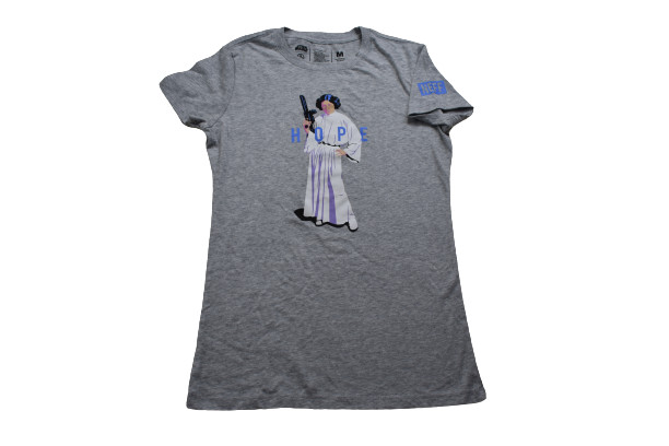 Neff + Star Wars Juniors Princess Leia Hope Gray Tee Shirt New XS, L, XL