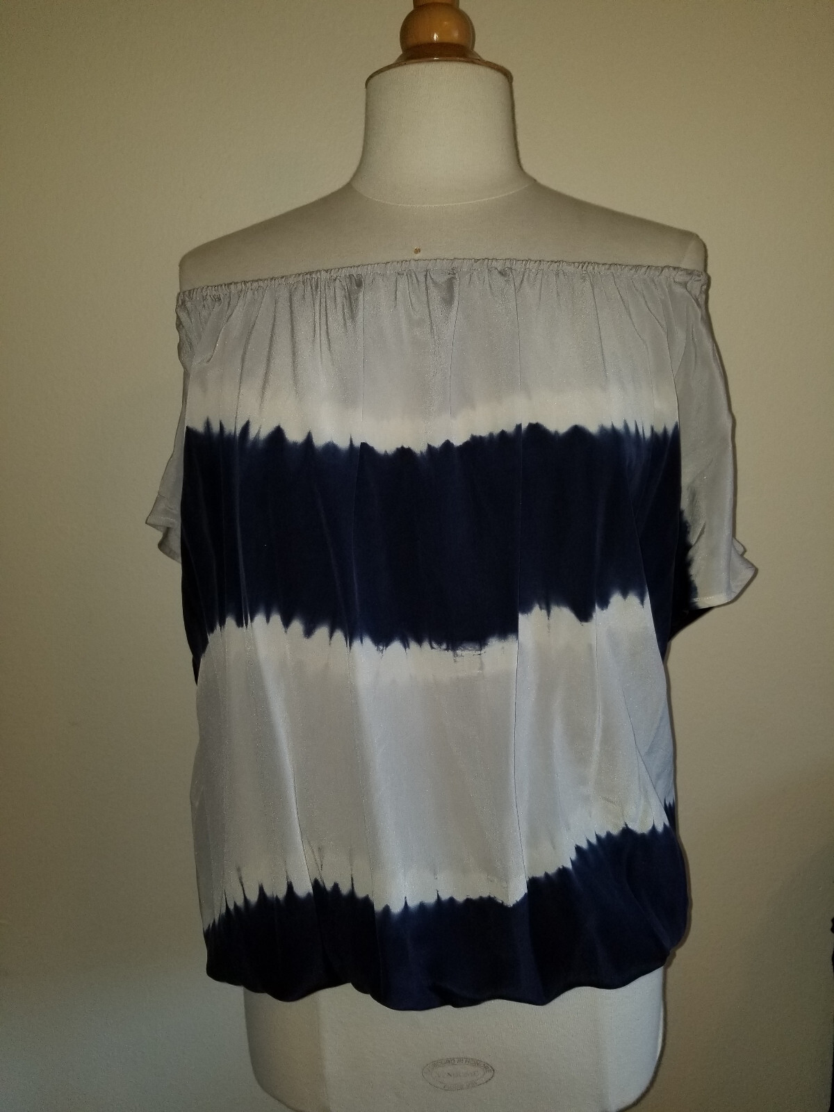 Joie $228 Caro Tie Dye Silk Top, S