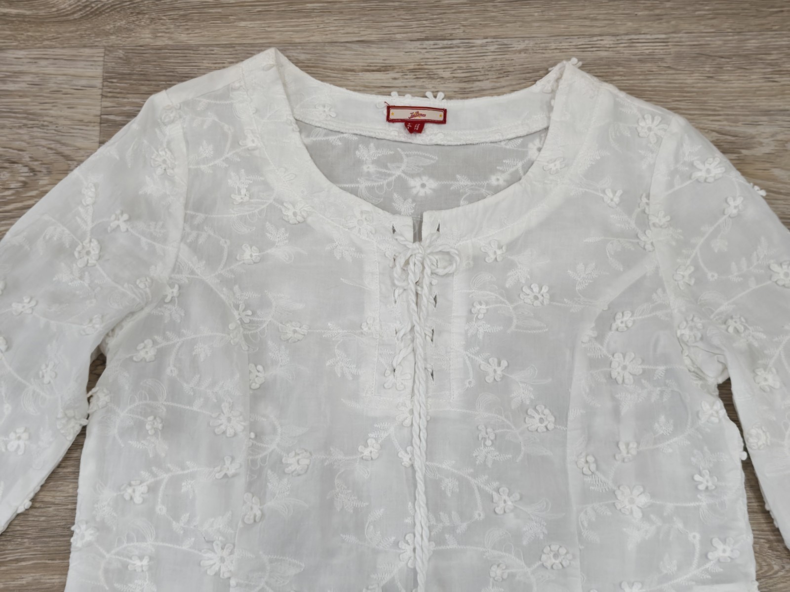 Joe Browns White Lush Lace Top Size UK 10