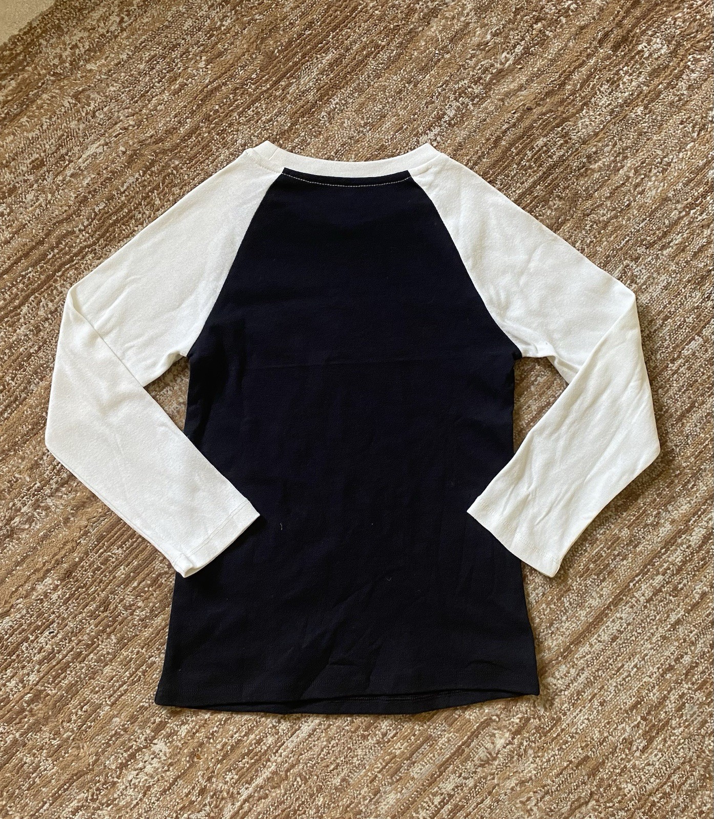NWOT Paul Frank Raglan Baseball Tee Small Black/White Y2k Indie Sleaze McBling
