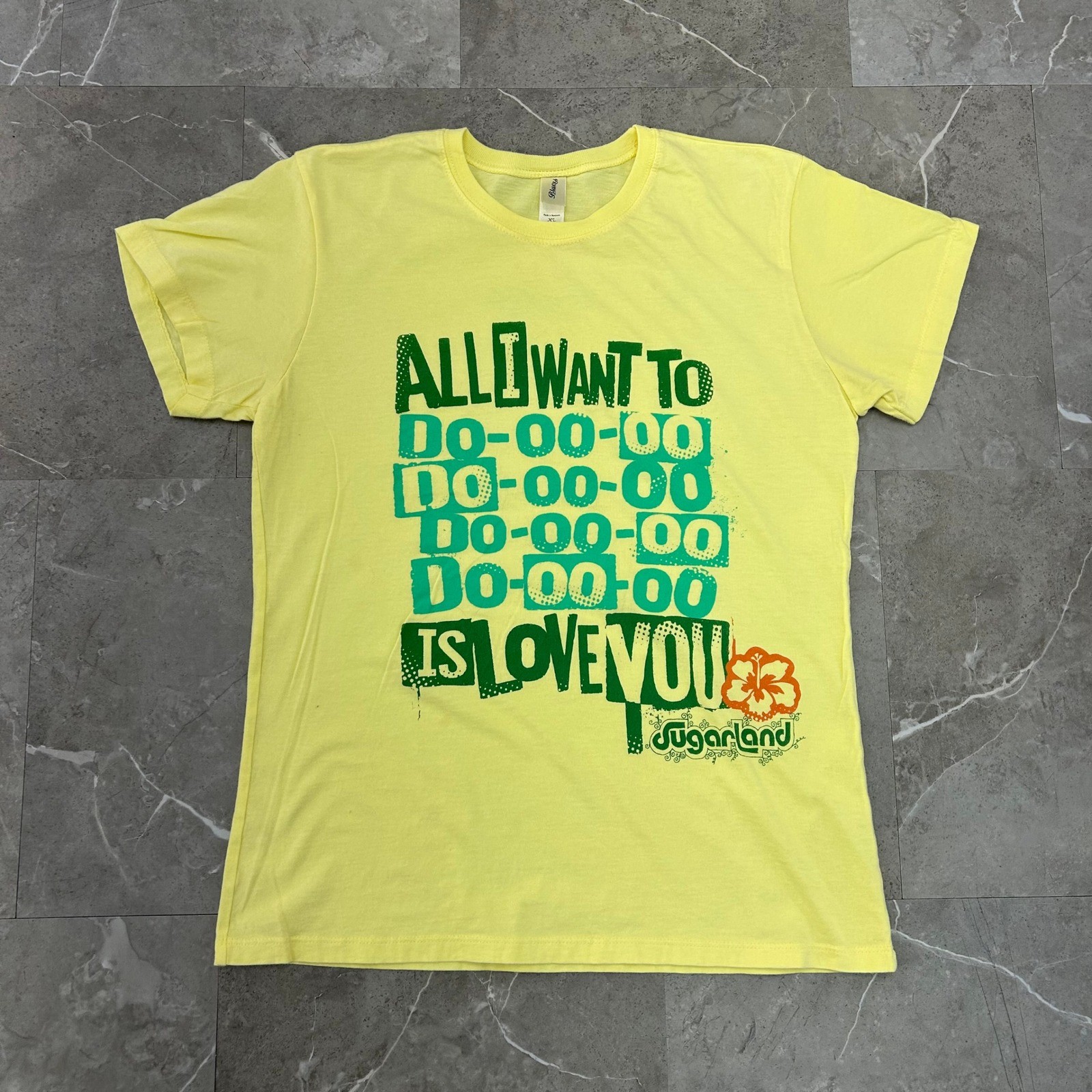 Sugarland Graphic Tour Tee Womens XL All I Want To Do Country Music Shirt