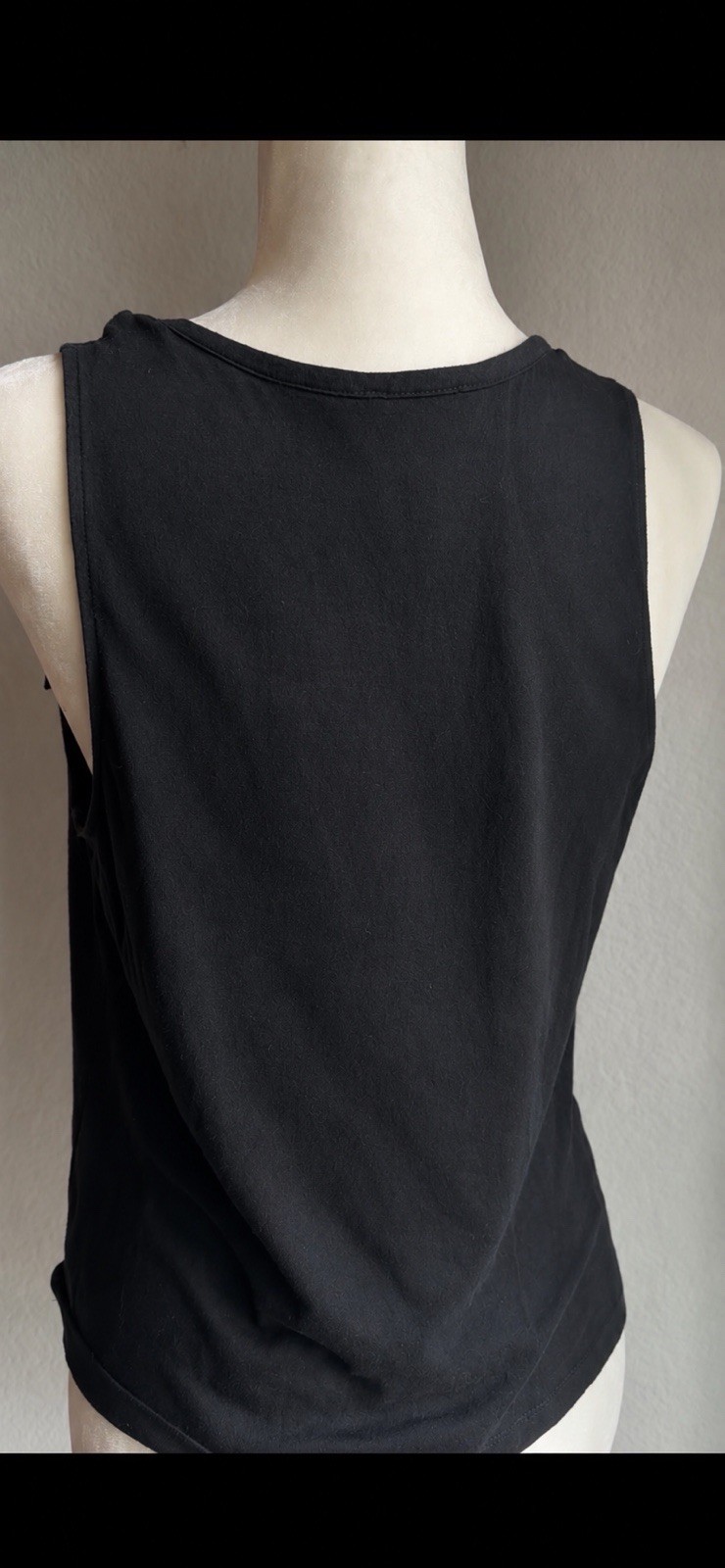 Express Black Fringe Cutout Boho Tank Top | Embellished Sleeveless Festival Top
