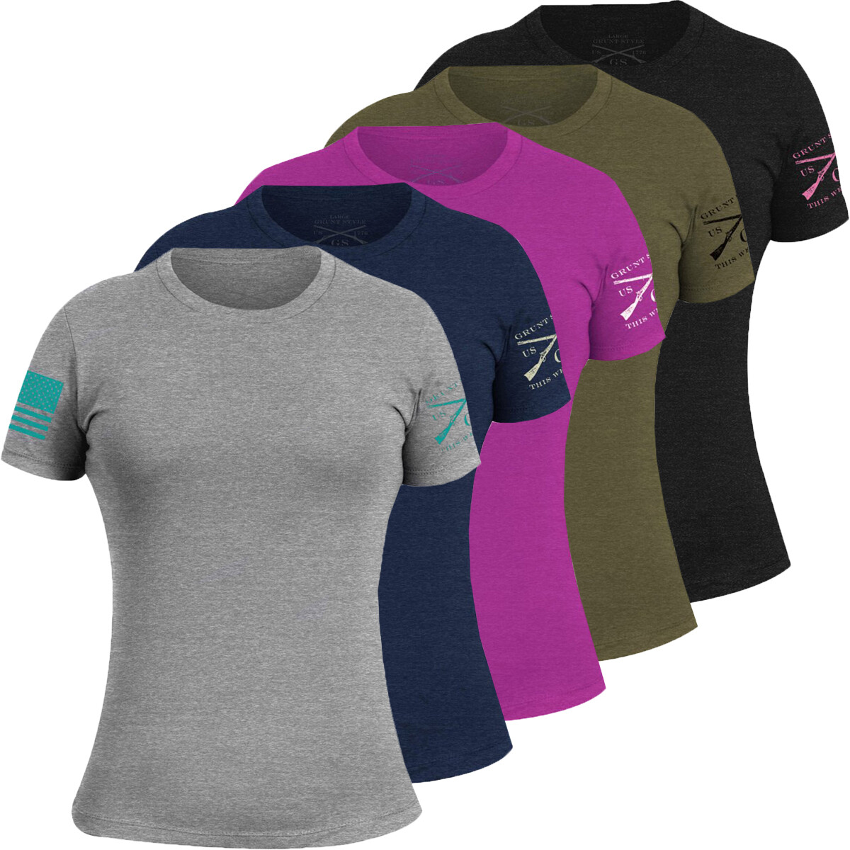 Grunt Style Women’s Basic Crewneck T-Shirt