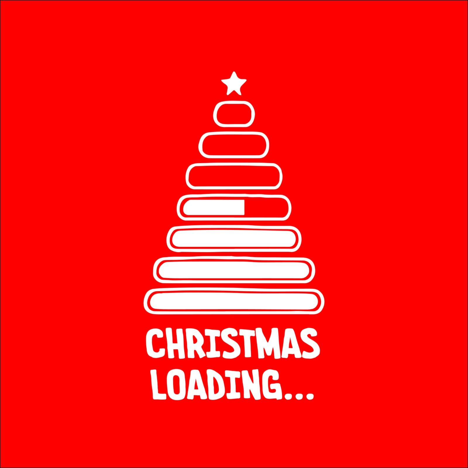 Christmas Loading Sarcastic Novelty Graphics Funny Womens T-Shirt