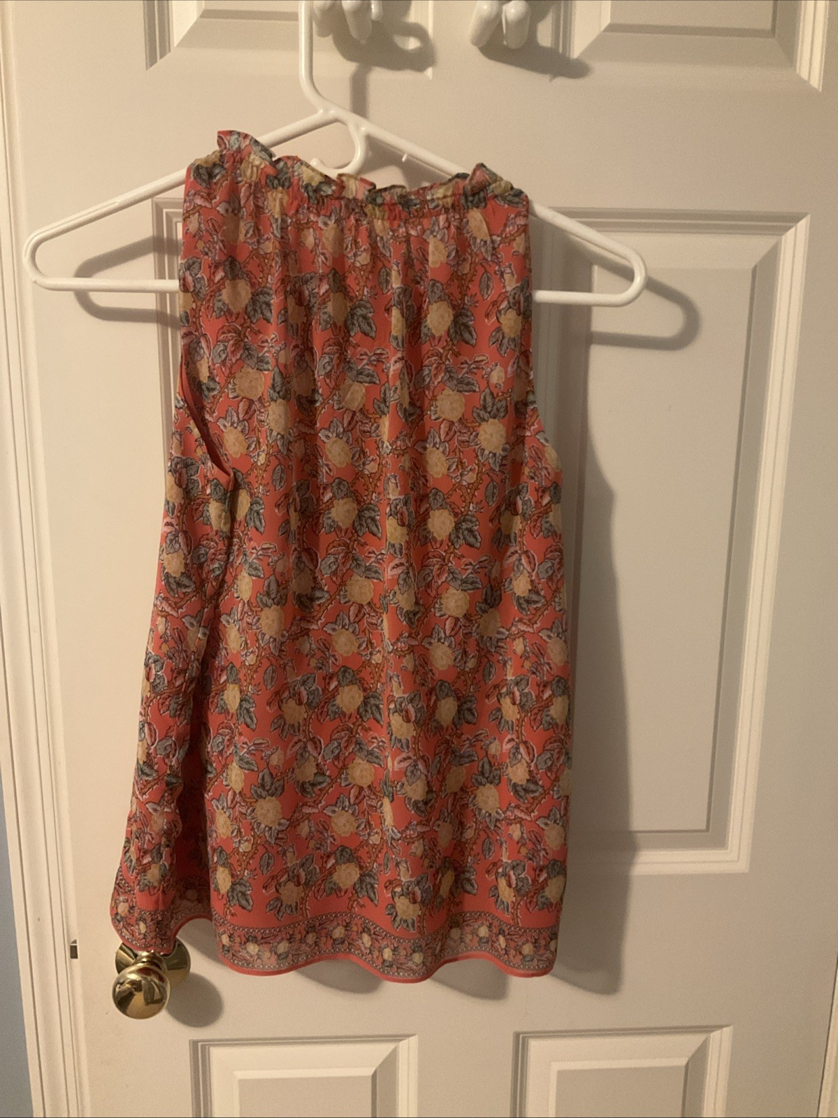 Women’s Floral Print Sleeveless Blouse Max Studio Size Medium M